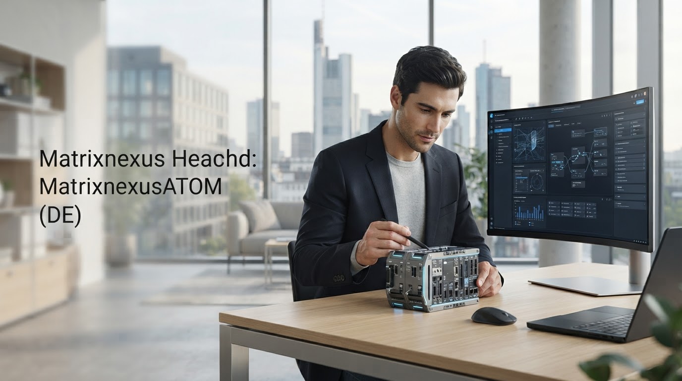 MatrixnexusATOM dashboard concept showing data-driven investment analysis